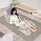 Grey 7-Piece Adjustable Wedge Pillow Set with Memory Foam for Post Surgery and Full Body Support
